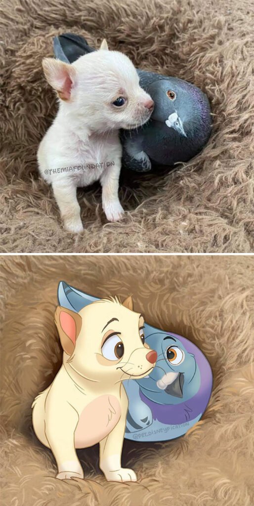 Artist “Disneyfies” Peoples’ Pets