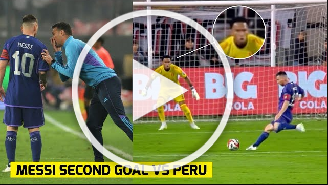 Lionel Messi scores twice for Argentina against Peru as Brazil's Neymar suffers injury