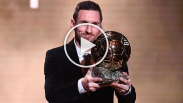 Lionel Messi wins his eighth Ballon d'Or award